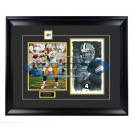 Brett Favre Sportrait Dual - Glen Green Artwork